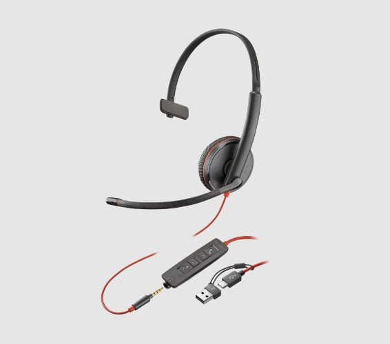 Poly Blackwire 3200 Series - Corded UC Headset | HP® Official Site